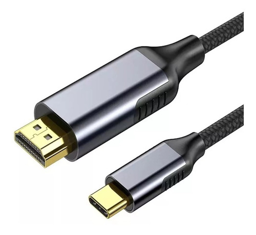 Cable Usb Tipo C Hacia Hdmi Macho 4k 60hz 1,8 M