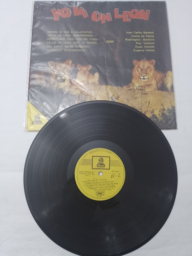 Disco Vinilo,yo Vi Un León,( Óscar Alemán) Versión Original 