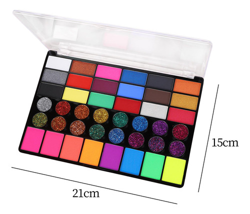 Paleta De Maquillaje A Base De Agua Face Paint 42 Colorida