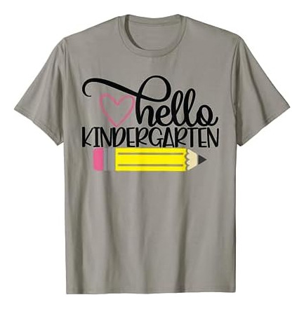 Hola Kindergarten Polera De Regreso A La Escuela Profesor Es