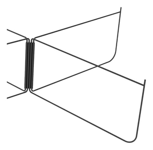 Foldable Stand Fridge Ice Box Holder Black Straight