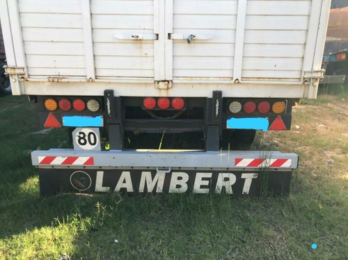 Acoplado Lambert Todo Puerta 3 Ejes Engomado