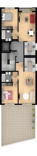 Imagen 3 de 4 de Departamento 1 Dormitorio República De La Sexta!! En Construcción