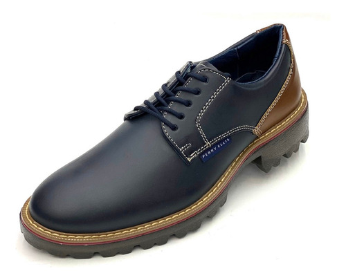 Zapatos Casuales Perry Ellis Suela Chunky Ligera Pe6445