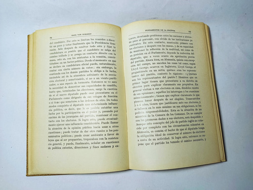 Libro Fundamentos De La Política Hans Von Eckardt 180z9 (Usado)