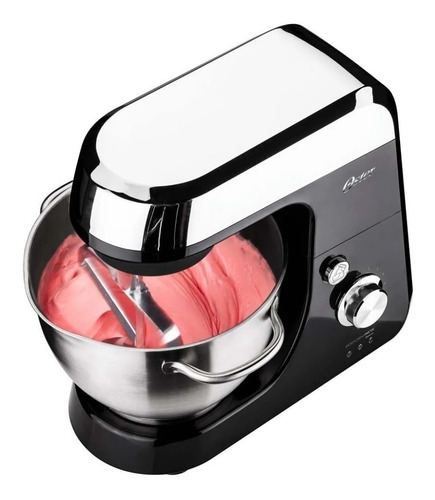 Imagen 6 de 6 de Batidora de pedestal Oster Perform Inox FPSTSM2711 negra 60 Hz 120 V