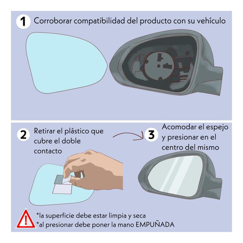Luneta Espejo Retrovisor Changan Unit- T Luxury 2023-2024