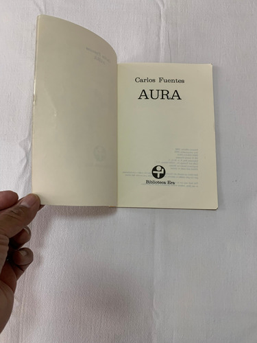 Libro Aura, De Carlos Fuentes (Usado)