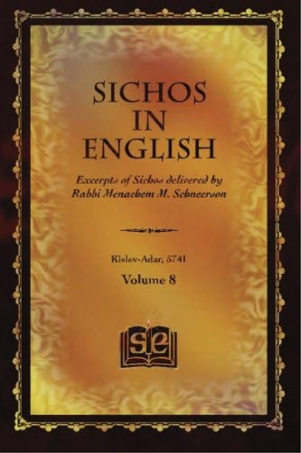 Sichos In English: Excerpts Of Sichos Delivered By Rabbi Menachem M. Schneerson, De Schneerson, Rabbi Menachem M.. Editorial Oem, Tapa Blanda En Inglés