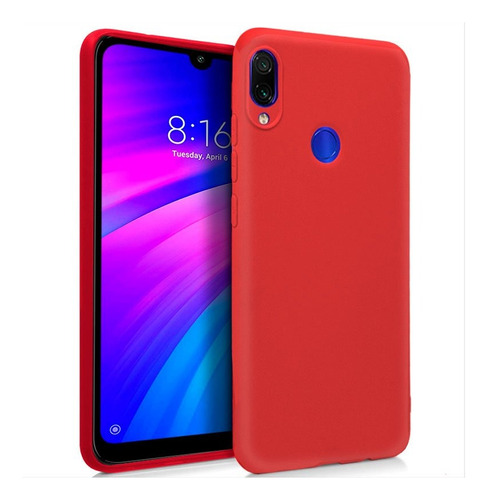 Funda Tipo Silicone Case (con Felpa) Xiaomi Redmi 7 / 8 / 8a