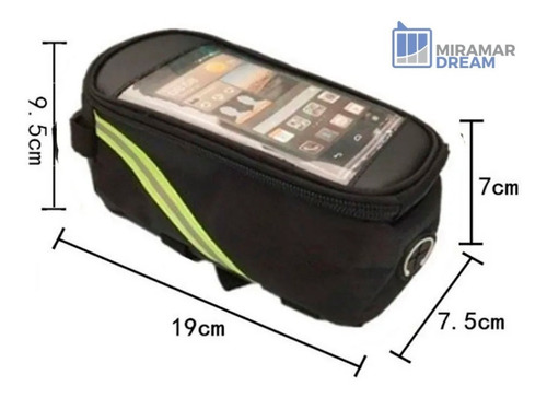 Alforja Bolso Delantero Porta Celular/gps Para Bicicleta