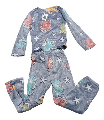 Conjunto De Niño , Pijama Luminosa Dinosaurios 