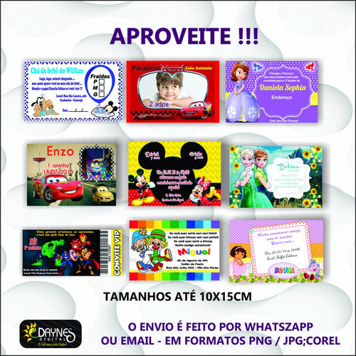 Imagem 1 de 10 de Convite Virtual Online Com Foto