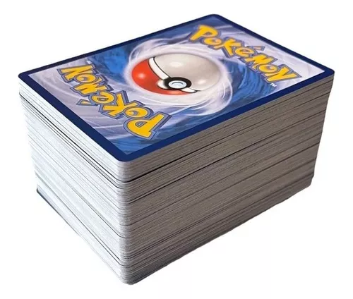 100 Cartas Pokemon + 01 Carta Ultra Rara Charizard Original