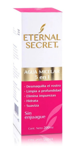 Agua Micelar 5 En 1  Eternal Hidrata Sin Enjuague 200 Ml