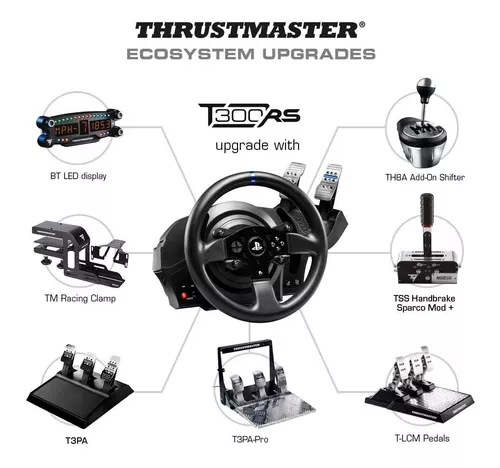 Pedal Gaming  Thurstmaster T-LCM Pedals, Tecnología magnética, Pedales  ajustables, 100% Metálicos, Gris