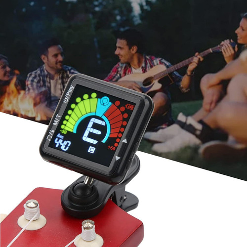 X Afinador De Guitarra Elétrica Recarregável Com Clipe Para