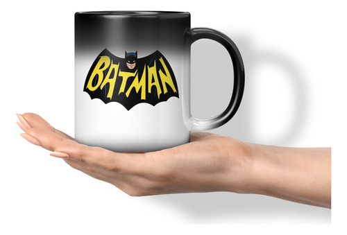 Taza Magica Cambia Color Batman 11 Onzas