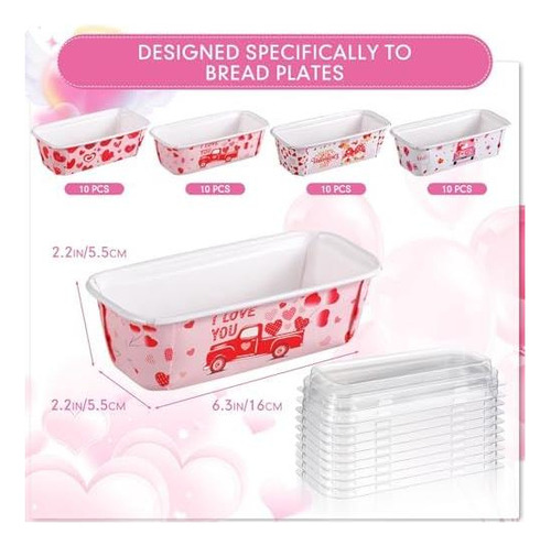 Reallnaive 40 Sets Valentine Day Hands -bans Con Tapas De X