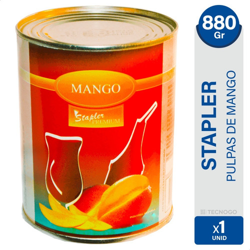 Pulpa De Mango Para Cocteleria Stapler Premium Lata 880g