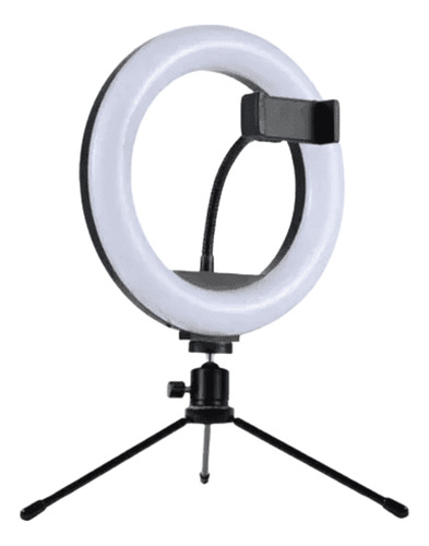 Ring Light 8 Pol 20 Cm Tripé Mesa Suporte Celular Câmeras Co