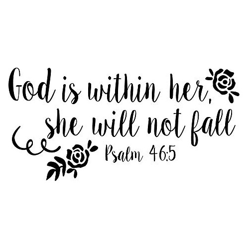 Dios Está En Ella Ella No Caerá Salmo 46: 5 Del Vinilo De La
