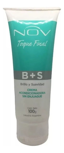 Crema Acondicionadora Sin Enjuague Nov Toque Final B+s X100g