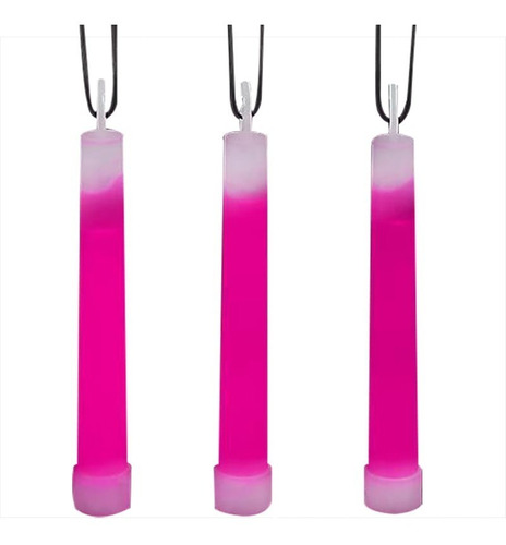 12 Barras Neón Rosa Glow Stick Cyalume Dj Fiesta Camping