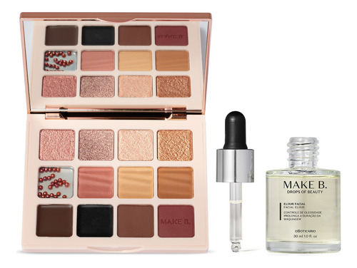 Combo Make B. Urban Ballet: Elixir Facial 30ml + Paleta De