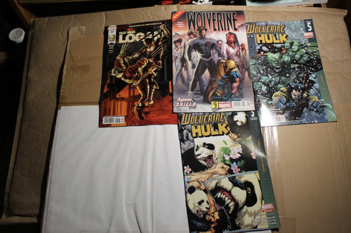 Pack 4 Comics Marvel Wolverine Hulk Ultimate Logan Oldman