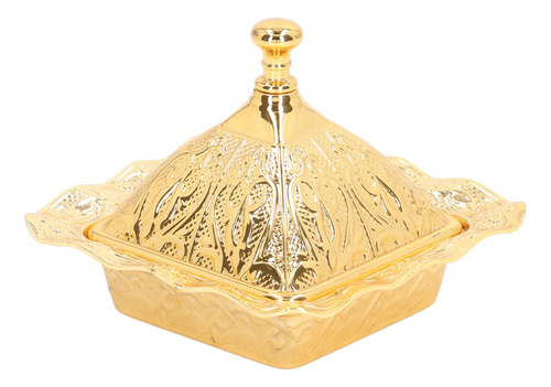 Sugar Bowl Gold Para Servir Azúcar, Tamaño Mini, Vintage, Fo