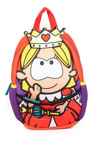 Mochila Escolar Para Niños Y Niñas Jardin Infantil Neoprene Color Reina