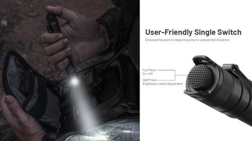 Linterna Nitecore Mt2a Pro Exc 1000 Lúmenes Con Usb-c Recarg