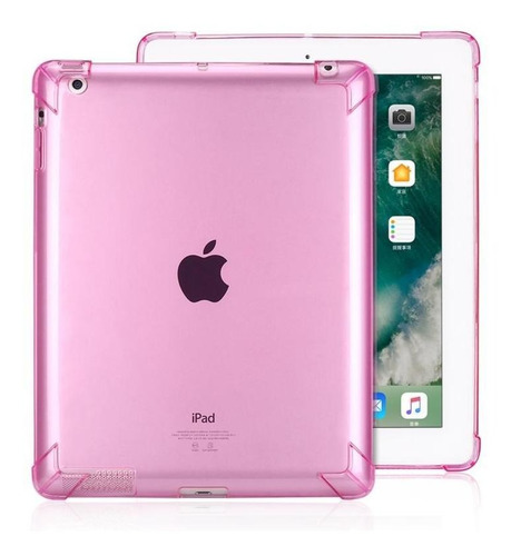 Carcasa Silicona Para iPad 9.7 / Pro 9.7 / Air 2 / C/rosa