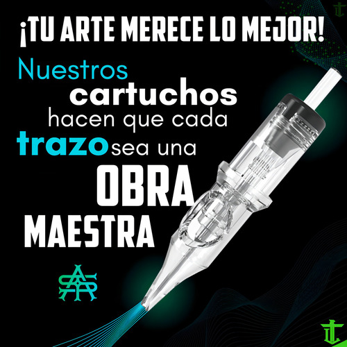 Cartucho De Tatuaje Profesional Rs Round Shader 10pzs Yilong Calibre De Las Agujas 1205