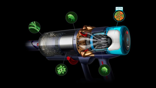 Aspirador Dyson Gen5 Detect Absolute con filtro HEPA de color cobre