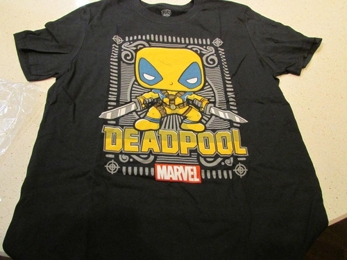 T Shirt De La Caja Marvel Collector Corps Deadpool Talla L