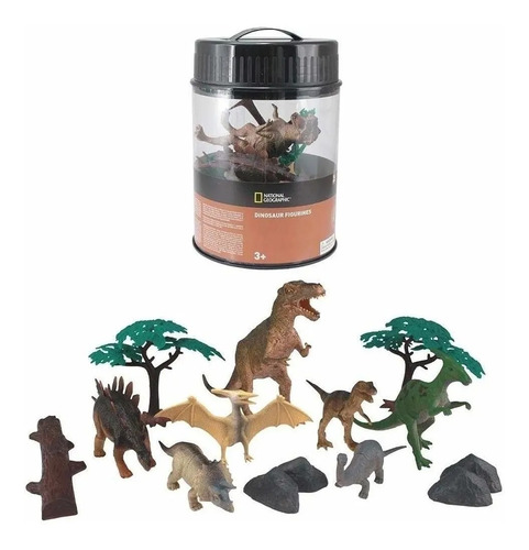 Set De Dinosaurios National Geographic 14 Pzas