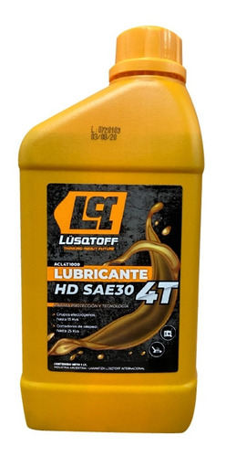 Aceite Lubricante Lusqtoff Acl4t1000 Hd Sae 30 4t 1lts 6cts