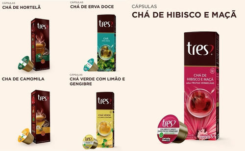 Cápsula Café Três Corações - Promoção - Kit C/ 100 Unidades
