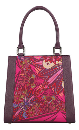 Bolsa Yaab Uva Ajolotes Morado Color Moradobyua