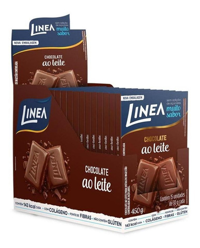 Linea Chocolate Ao Leite 30g - 15 Unidades