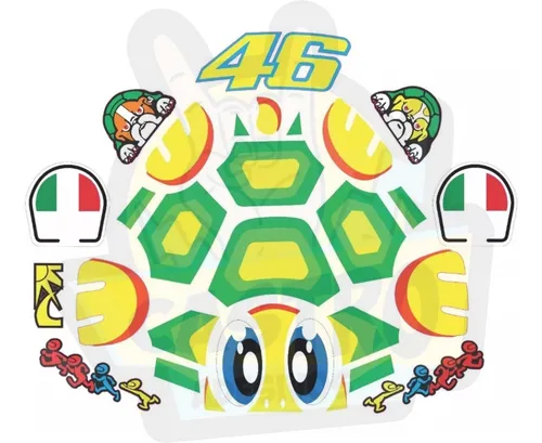 Adesivo Capacete Aberto Agv Blade Turtle Tartaruga Menor preço em Adesivo Capacete Aberto Agv Blade Turtle Tartaruga