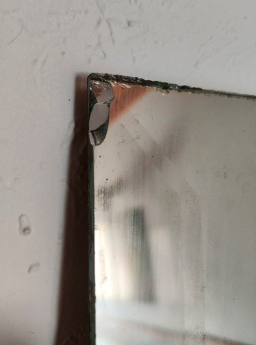 Espejo Rectangular Sin Marco Blanco (Usado)