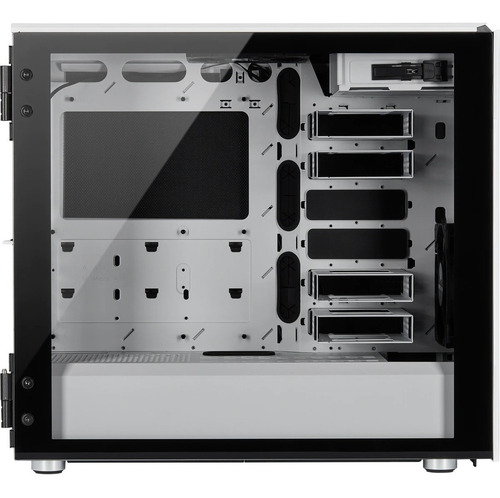 Imagen 6 de 10 de Gabinete Gamer Corsair Carbide 678c Tg Atx White +3 Fan140mm