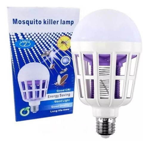 Lampara Foco Led Repelente Mosquitos Moscas Insectos Color B