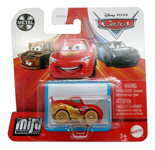 Cars Mini Racers Rayo Mcqueen Con Barro Metal Disney Origina