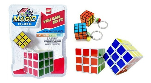 Pack Cubo Mágico 3x3 Rubik 3x3x3 + Mini Cubo Moyu X2 