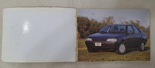 Manual Usuario Y Características Peugeot 405 (Usado)
