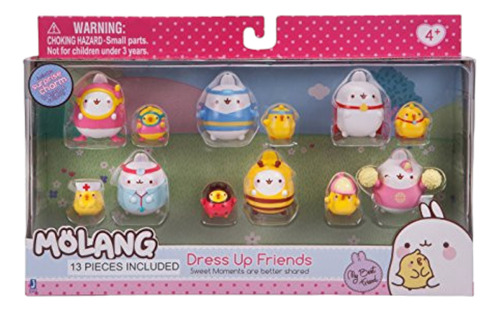 Molang Figuras De Amigos X 13 Original Jazware